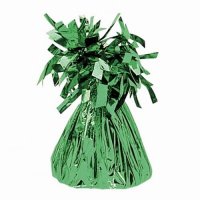(image for) Emerald Green Fringed Foil Balloon Weights 6oz