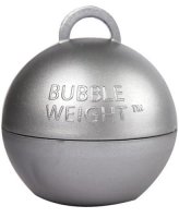 Silver Bubble Balloon Weights
