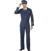 WW2 Air Force Captain Male Costumes