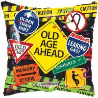 18" Old Age Ahead Foil Balloons
