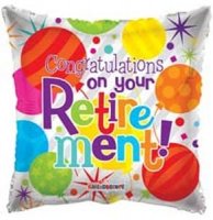 (image for) 18" Congratulations On Your Retirement Foil Balloons