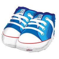 (image for) 18" Baby Boy Blue Trainers Foil Balloons