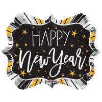 18" Happy New Year Marquee Foil Balloons