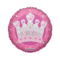 18" Happy Birthday Princess Foil Balloons