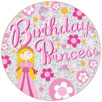 Birthday Princess Giant Party Badge