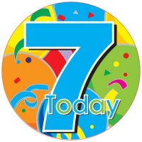 7 Today Male Party Badge