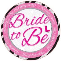 Bride To Be Giant Party Badge