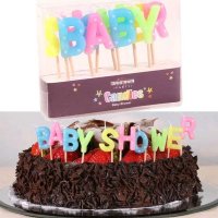 (image for) Baby Shower Letter Candles