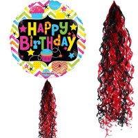 Red & Black Balloon Tails