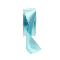 (image for) Light Blue Double Faced Satin Ribbon 38mm