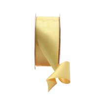 (image for) Daffodil Yellow Double Faced Satin Ribbon 38mm x 20m