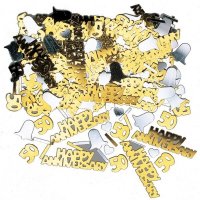 (image for) Gold Anniversary Metallic Confetti