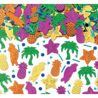(image for) Island Party Embossed Metallic Confetti