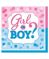 (image for) Girl Or Boy Luncheon Napkins 16pk