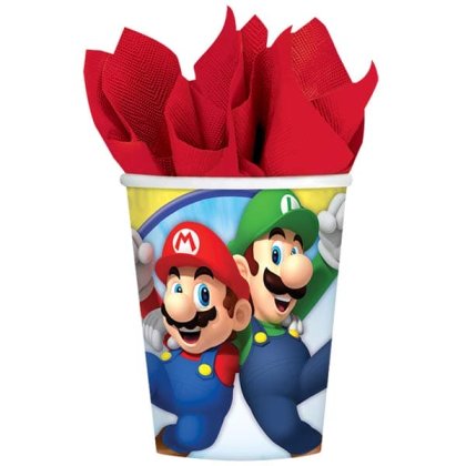 Super Mario Paper Cups 8pk