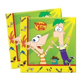 (image for) Phineas And Ferb Luncheon Napkins x20