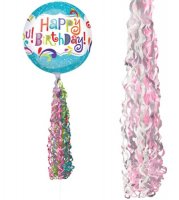 Pink Coloured Twirlz Balloon Tails