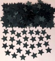 Black Stardust Metallic Confetti