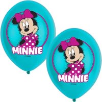 (image for) 11" Minnie Mouse Latex Balloons 6pk
