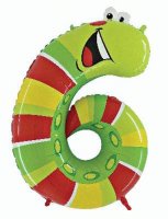 Oaktree Number 6 Caterpillar Zooloons Balloons