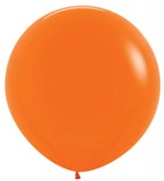 Metallic Bright Orange Giant Latex Balloons