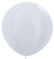 Pearl White Giant Latex Balloons