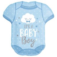 (image for) Baby Boy Onesie Supershape Balloons