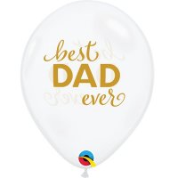 11" Simply Best Dad Ever Latex Balloons 25pk