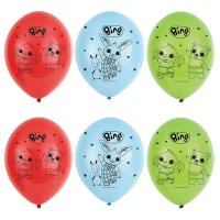 11" Bing Latex Balloons 6pk