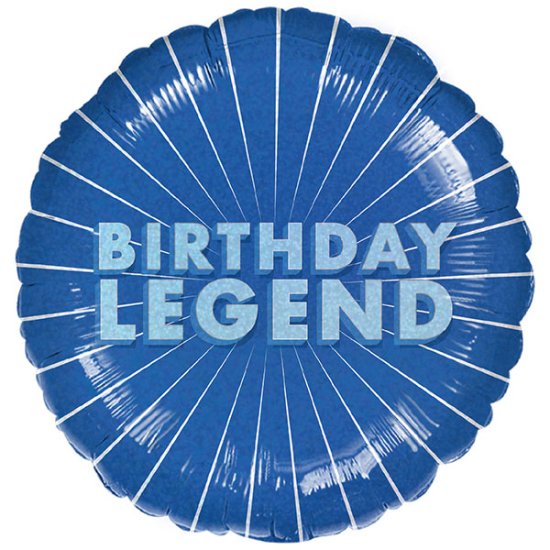 (image for) 18" Birthday Legend Foil Balloons