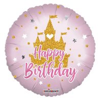 (image for) 18" Birthday Castle Eco Foil Balloons