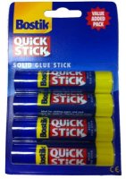 Bostik Quick Glue Stick x4
