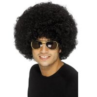 (image for) Black 70s Funky Afro Wigs