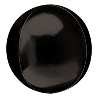 (image for) 21" Black Jumbo Orbz Foil Balloons 3pk