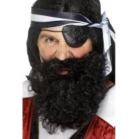 Deluxe Black Pirate Beard