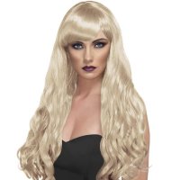 Blonde Desire Wigs With Fringe