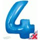 (image for) 34" Oaktree Blue Number 4 Shape Balloons