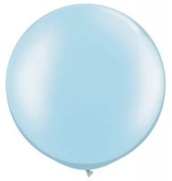 Metallic Light Blue Giant Latex Balloons