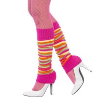 (image for) Neon Striped Legwarmers