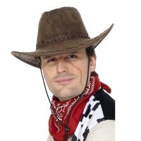 (image for) Brown Suede Cowboy Hat