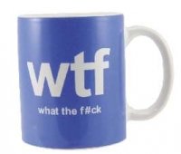 (image for) WTF Text Mug