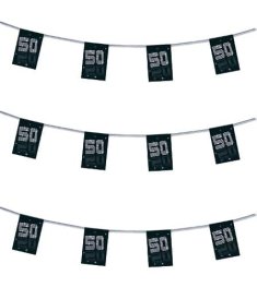 (image for) Black & White Age 50 Bunting