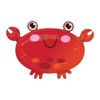(image for) 15" Crab Junior Shape Foil Balloons