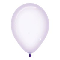 (image for) 12" Crystal Pastel Lilac Latex Balloons 50pk