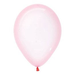 (image for) 12" Crystal Pastel Pink Latex Balloons 50pk