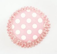 (image for) Pink Spot Baking Cases x54