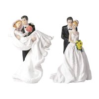 Bride And Groom Figurine Cake Topper