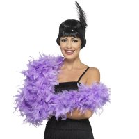 Deluxe Lilac Feather Boas
