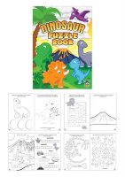 Mini Dinosaur Puzzle Books x48