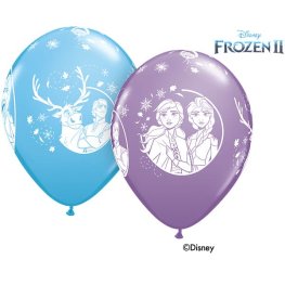 (image for) 11" Disney Frozen 2 Assorted Latex Balloons 25pk